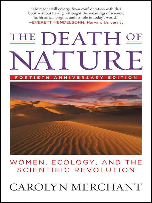 Title details for The Death of Nature by Carolyn Merchant - Available